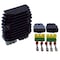 Rmstator Lithium-Ion Batteries Compatible Mosfet Voltage Regulator for Honda Kawasaki Polaris Suzuki Triumph RMS023-106203 - alternate 2